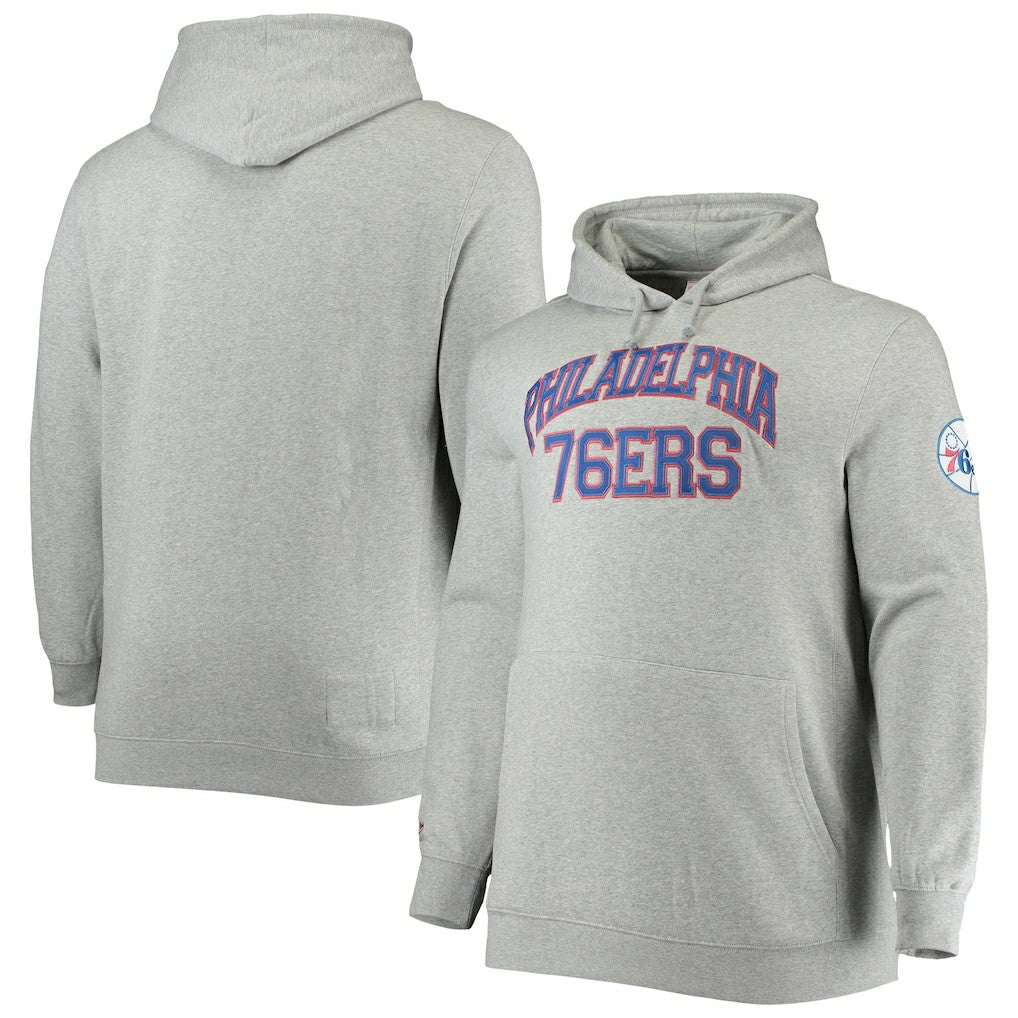 Philadelphia 76ers Hardwood Classics Big & Tall Throwback Pullover Hoodie On Sale