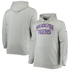 Philadelphia 76ers Hardwood Classics Big & Tall Throwback Pullover Hoodie On Sale