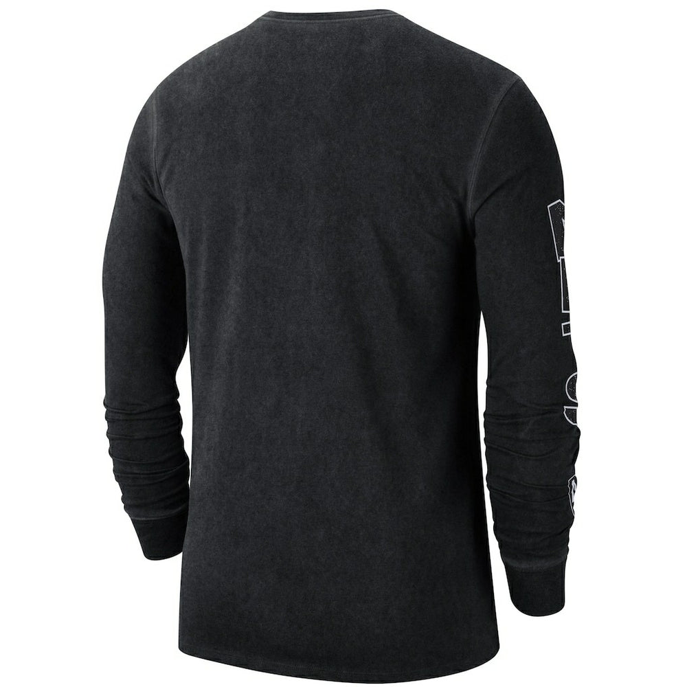 Brooklyn Nets Courtside Retro Elevated Long Sleeve T-Shirt Outlet