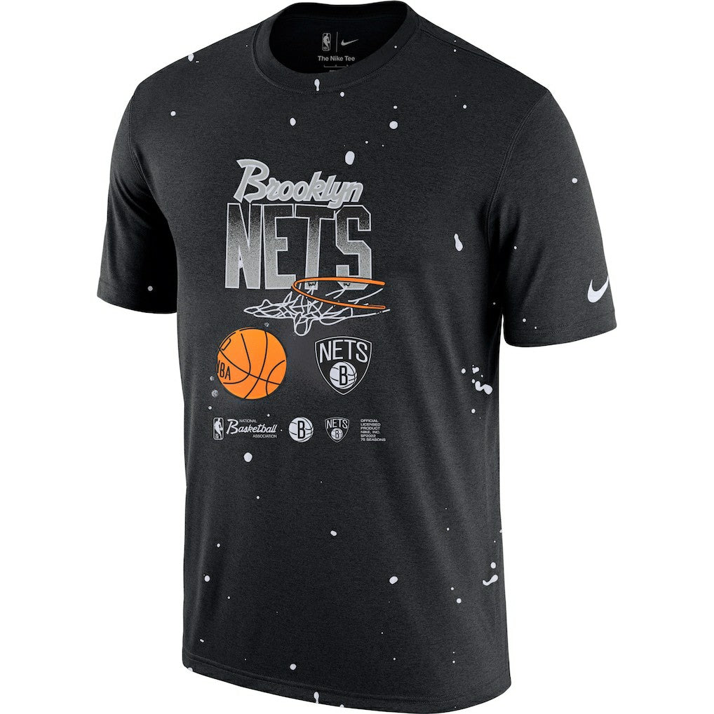 Brooklyn Nets Courtside Splatter T-Shirt On Sale