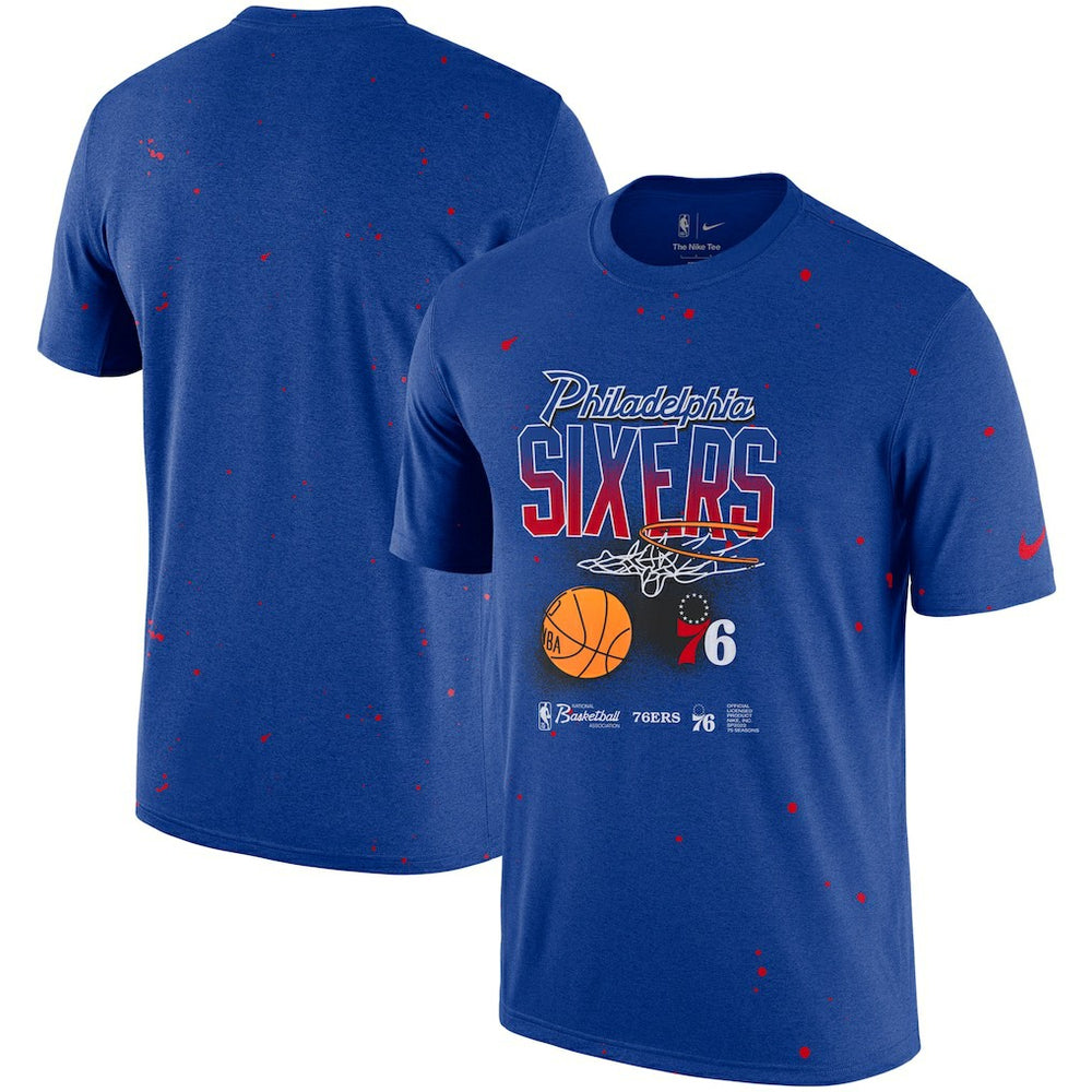 Philadelphia 76ers Courtside Splatter T-Shirt Online