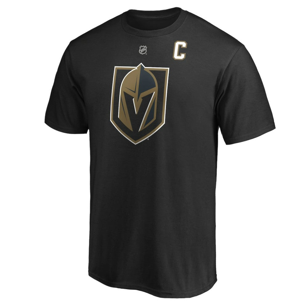 Mark Stone Vegas Golden Knights Fanatics Authentic Stack Player Name & Number Captain Patch T-Shirt Sale