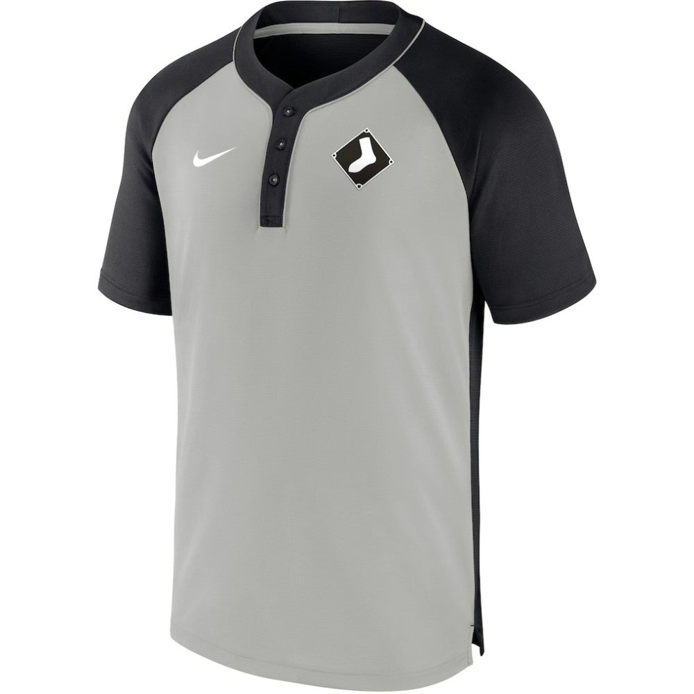 Chicago White Sox Nike City Plate Performance Henley Raglan T-Shirt | MLB Discount