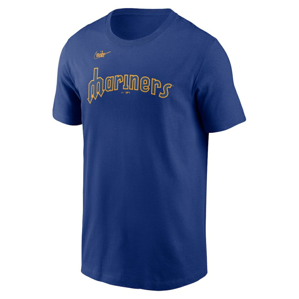 Seattle Mariners Nike Cooperstown Collection Wordmark T-Shirt | MLB On Sale