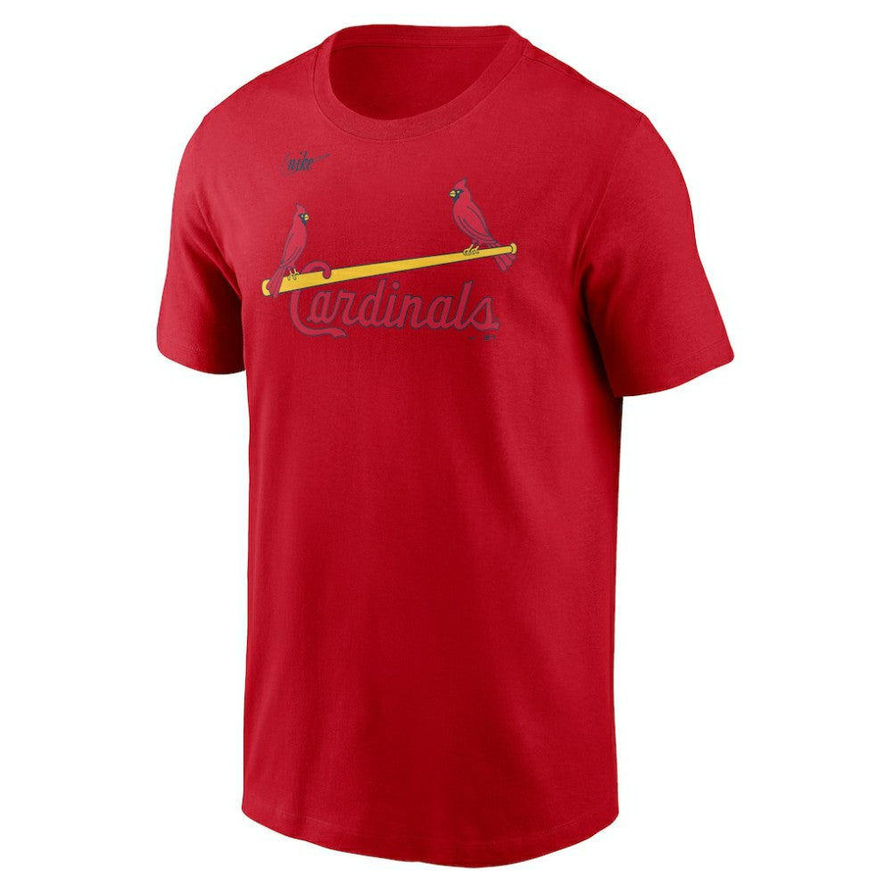 St. Louis Cardinals Nike Cooperstown Collection Wordmark T-Shirt | MLB Outlet