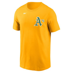 Athletics Nike Cooperstown Collection Wordmark T-Shirt | MLB Discount