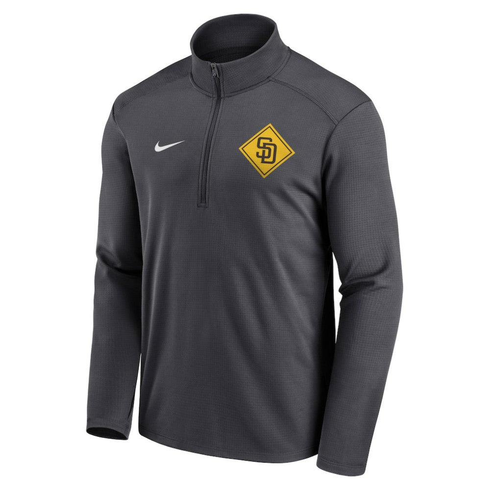 San Diego Padres Nike Diamond Icon Pacer Performance Quarter-Zip Windbreaker Top | MLB US