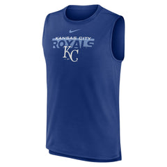 Kansas City Royals Nike Knockout Stack Exceed Performance Muscle Tank Top -Royal | MLB Online