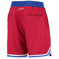 New England Patriots Mitchell & Ness Just Don Gold Rush Shorts