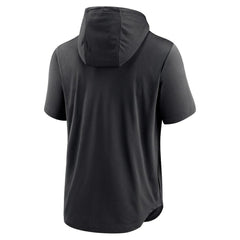 Colorado Rockies Nike Lockup Performance Short Sleeve Lightweight Hooded Top | MLB Near me