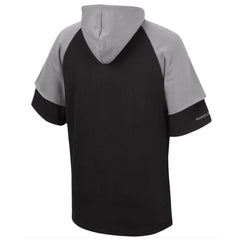 Las Vegas Raiders Mitchell & Ness Home Advantage Raglan Short Sleeve Pullover Hoodie