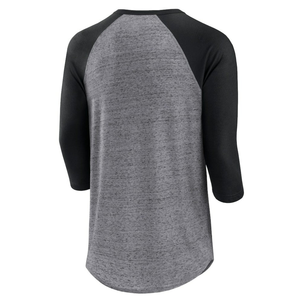 Chicago White Sox Fanatics Iconic Above Heat Speckled Raglan Henley 3/4 Sleeve T-Shirt | MLB On Sale