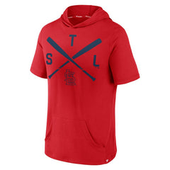 St. Louis Cardinals Fanatics Iconic Rebel Short Sleeve Hooded Top | MLB Online