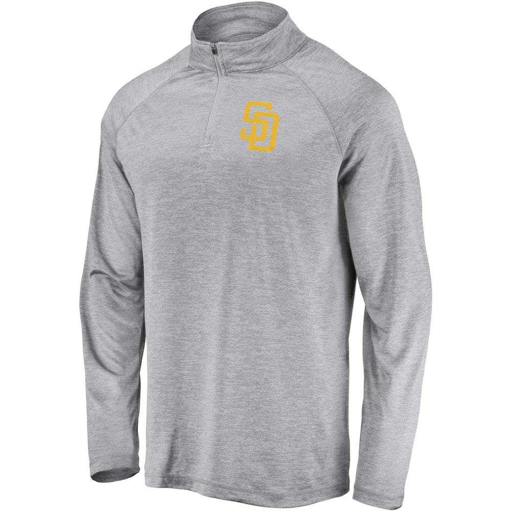 San Diego Padres Fanatics Primary Logo Quarter-Zip Raglan Jacket | MLB Near me