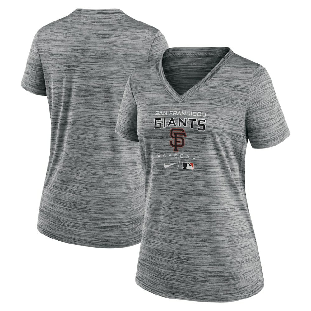 San Francisco Giants Nike Women's Authentic Collection Velocity Performance V-Neck T-Shirt | MLB Online