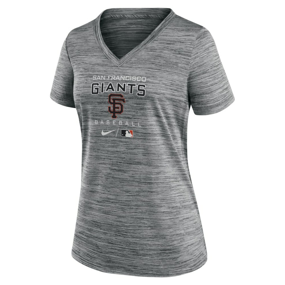 San Francisco Giants Nike Women's Authentic Collection Velocity Performance V-Neck T-Shirt | MLB Online