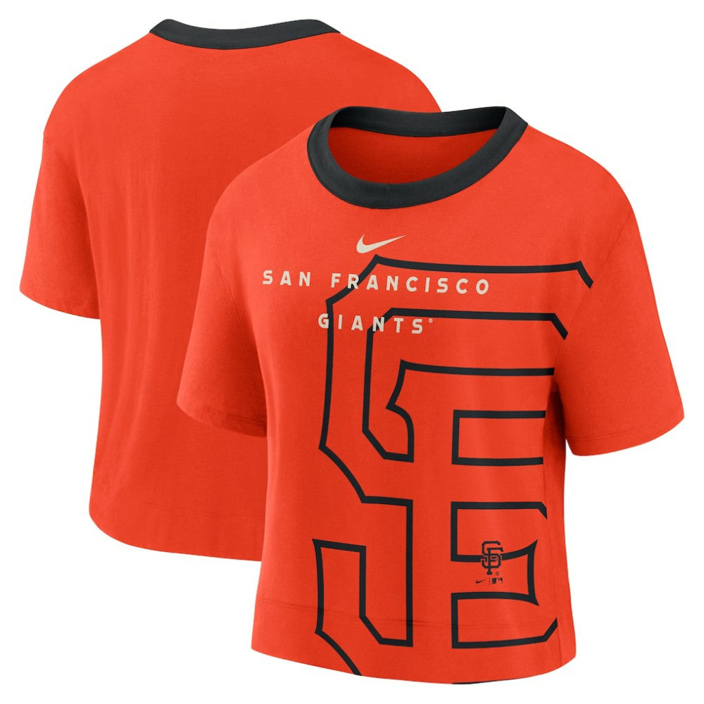 San Francisco Giants Nike Women's Team First High Hip Boxy T-Shirt | MLB Near me