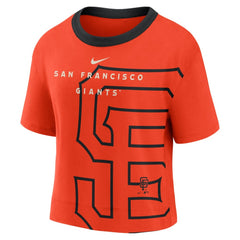 San Francisco Giants Nike Women's Team First High Hip Boxy T-Shirt | MLB Near me