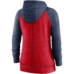 St. Louis Cardinals Nike Women's Split Wordmark Gym Vintage Raglan Lightweight Full-Zip Hoodie | MLB New