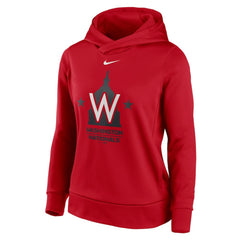 Washington Nationals Nike Women's Alternate Logo Performance Pullover Hoodie | MLB Discount
