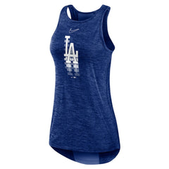 Los Angeles Dodgers Nike Women's Logo Fade High Neck Performance Tank Top | MLB Near me