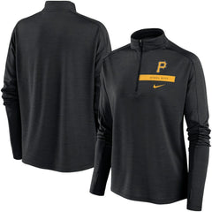 Pittsburgh Pirates Nike Women's Primetime Local Touch Pacer Quarter-Zip Top | MLB Outlet