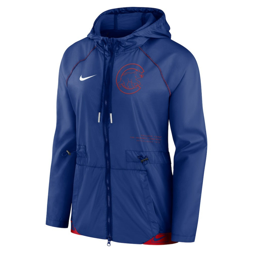 Chicago Cubs Nike Women's Statement Raglan Full-Zip Hoodie Jacket | MLB Shop
