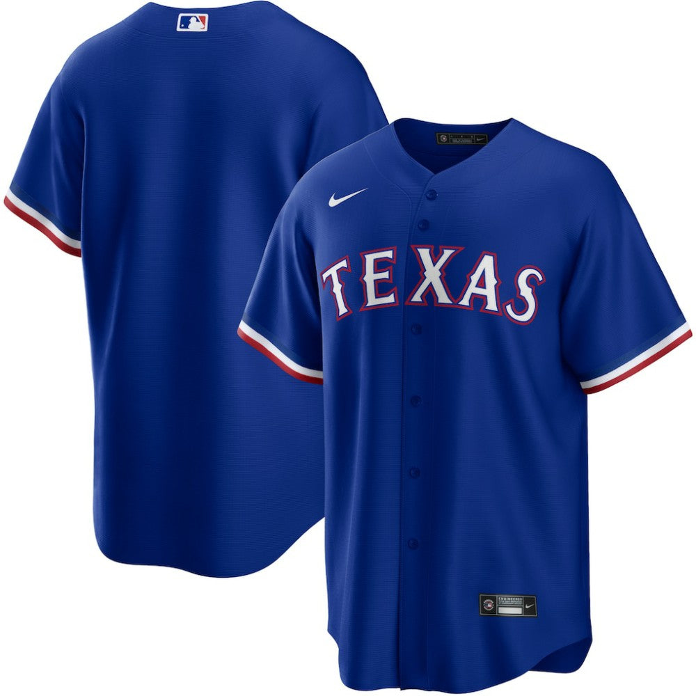 Texas Rangers Nike Alternate Replica Team Logo Jersey | MLB Discount