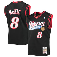 Aaron McKie Philadelphia 76ers Hardwood Classics Swingman Jersey For Sale