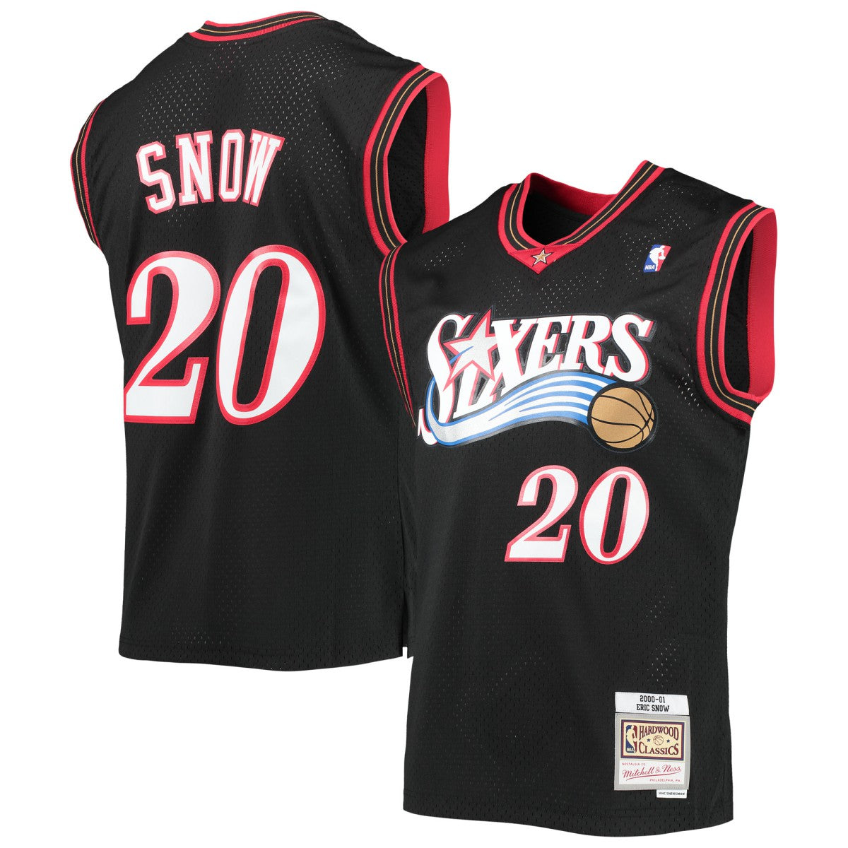 Eric Snow Philadelphia 76ers 2000/01 Hardwood Classics Swingman Jersey On Sale