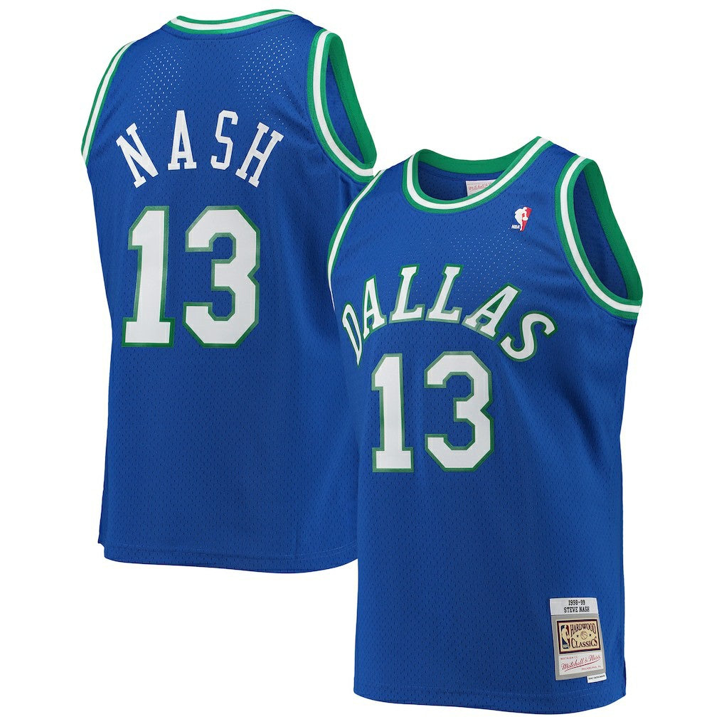 Steve Nash Dallas Mavericks 1998/99 Hardwood Classics Swingman Jersey sale New