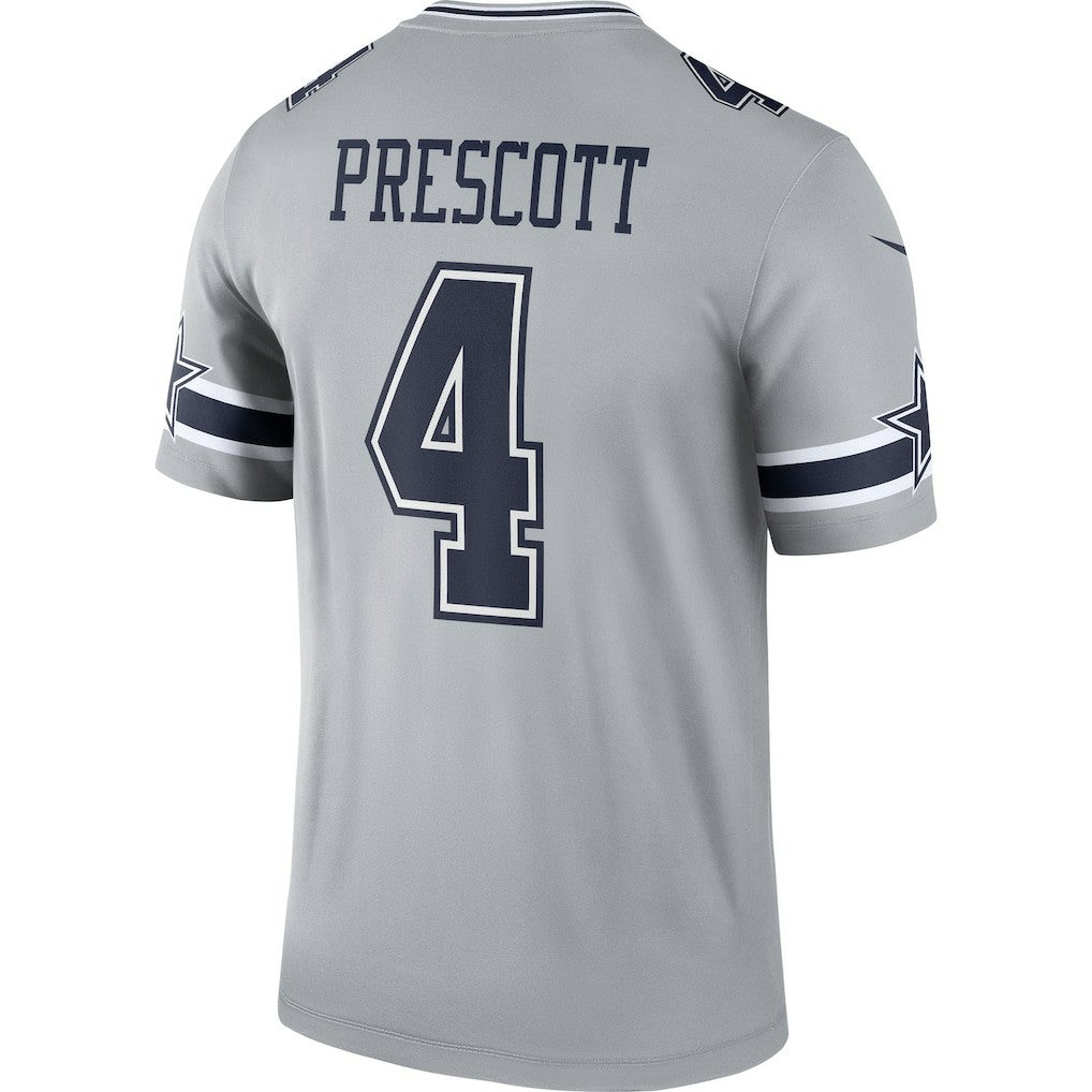Dallas Cowboys Nike Dak Prescott  Inverted Legend Player Performance Top