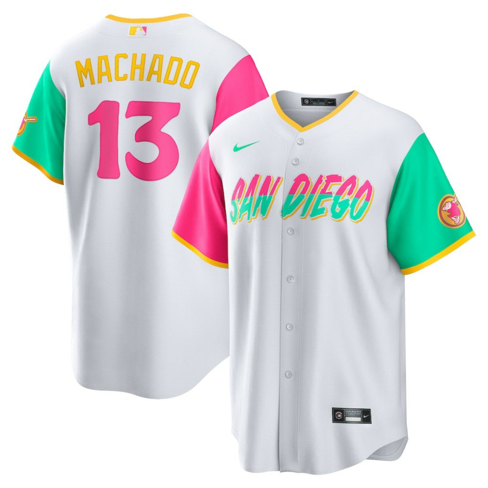 Manny Machado San Diego Padres Nike City Connect Replica Player Jersey | MLB US