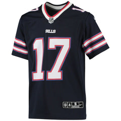 Buffalo Bills Nike Josh Allen  Youth Inverted Team Game Jersey