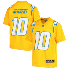 Los Angeles Chargers Nike Justin Herbert  Youth Inverted Team Game Jersey