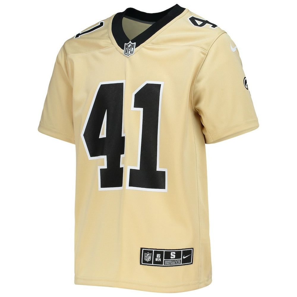 New Orleans Saints Nike Alvin Kamara  Youth Inverted Team Game Jersey