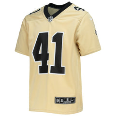 New Orleans Saints Nike Alvin Kamara  Youth Inverted Team Game Jersey