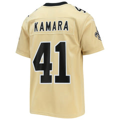 New Orleans Saints Nike Alvin Kamara  Youth Inverted Team Game Jersey