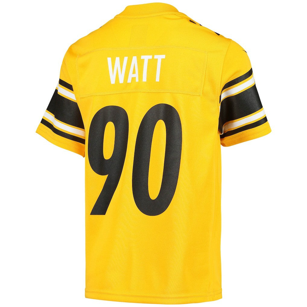 Pittsburgh Steelers Nike T.J. Watt  Youth Inverted Team Game Jersey
