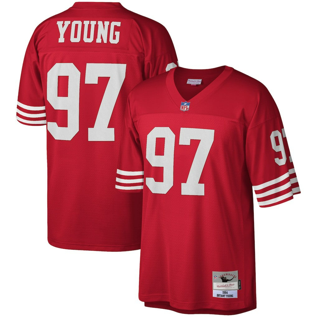 San Francisco 49ers Mitchell & Ness Bryant Young  Legacy Replica Jersey