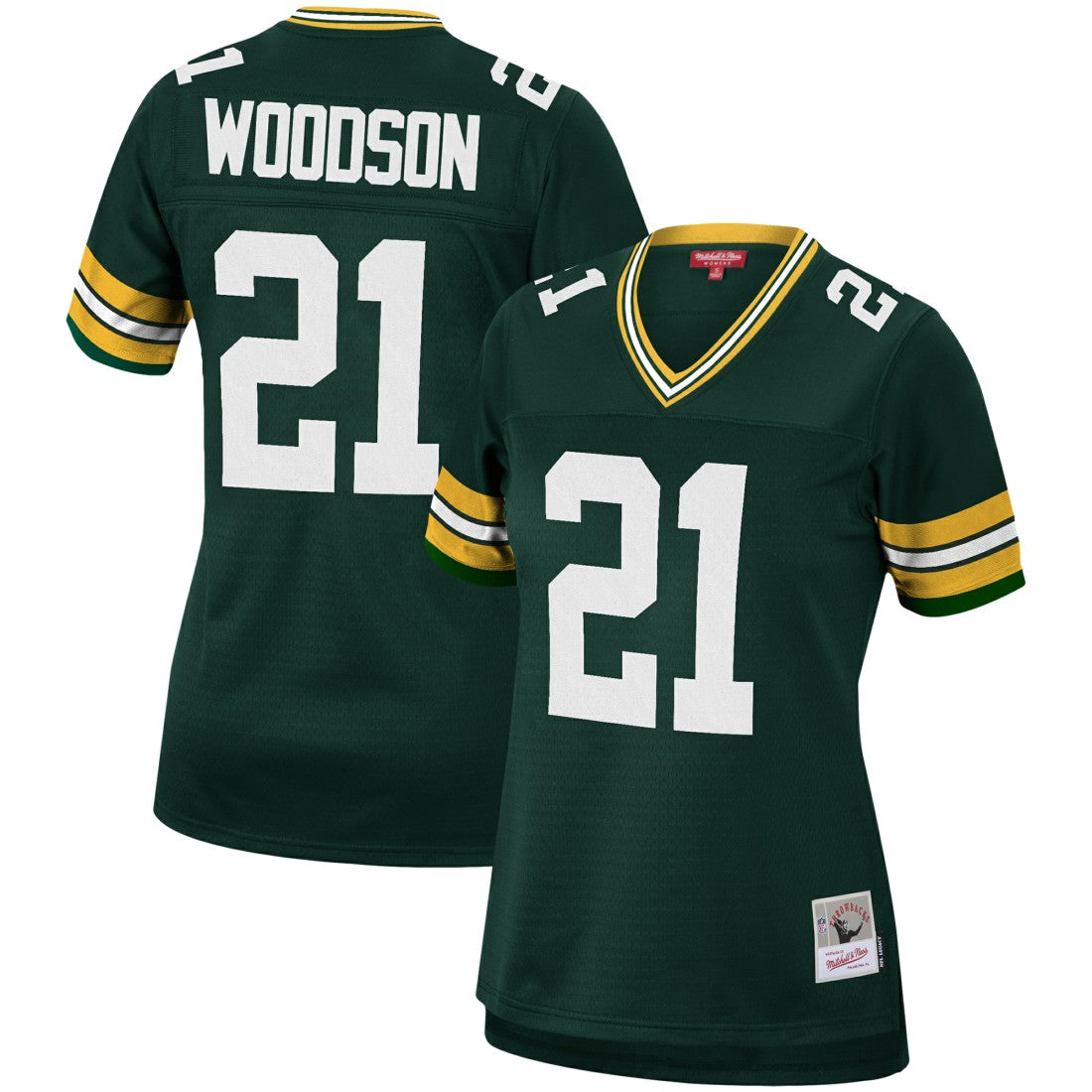 Green Bay Packers Mitchell & Ness Charles Woodson  Women's 2010 Legacy Replica Player Jersey