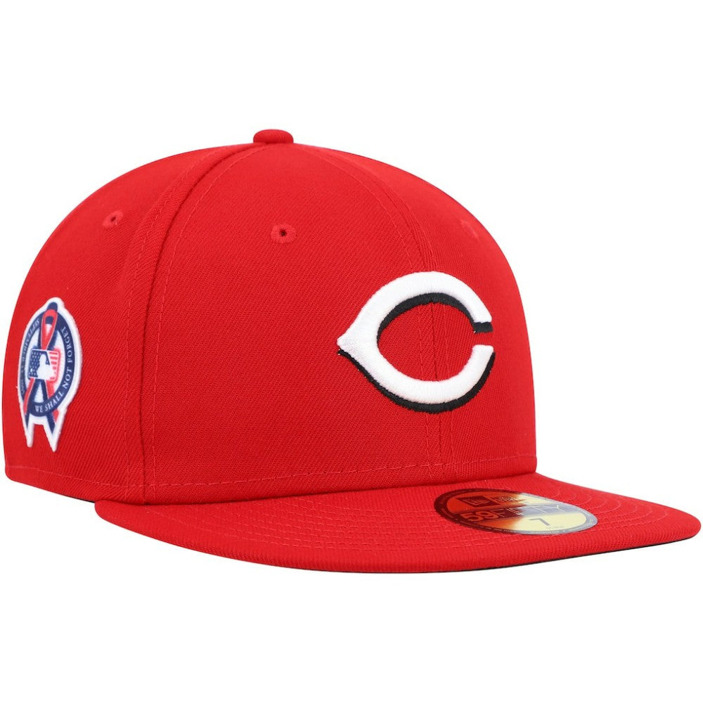 Cincinnati Reds New Era 9/11 Memorial Side Patch 59FIFTY Fitted Hat | MLB On Sale