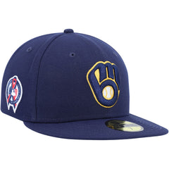 Milwaukee Brewers New Era 9/11 Memorial Side Patch 59FIFTY Fitted Hat | MLB US