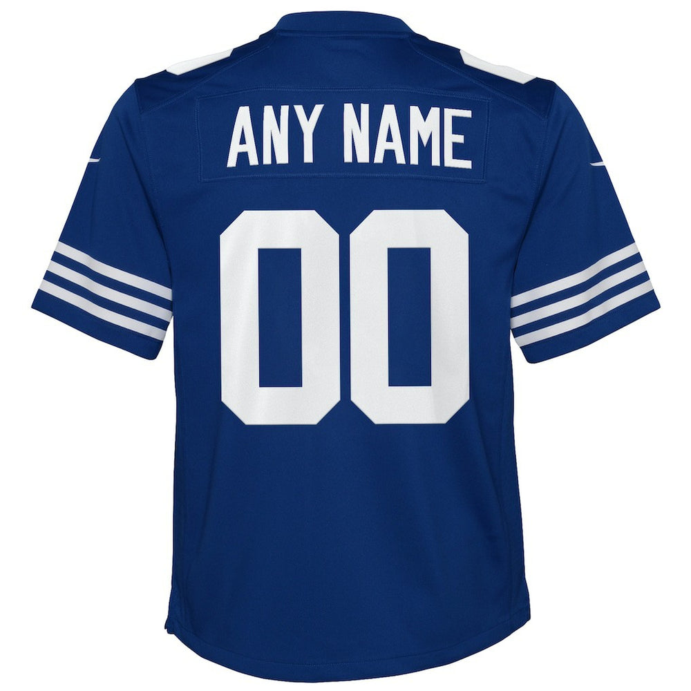 Indianapolis Colts Nike Youth Alternate Custom Game Jersey