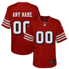 San Francisco 49ers Nike Youth Alternate Custom Game Jersey