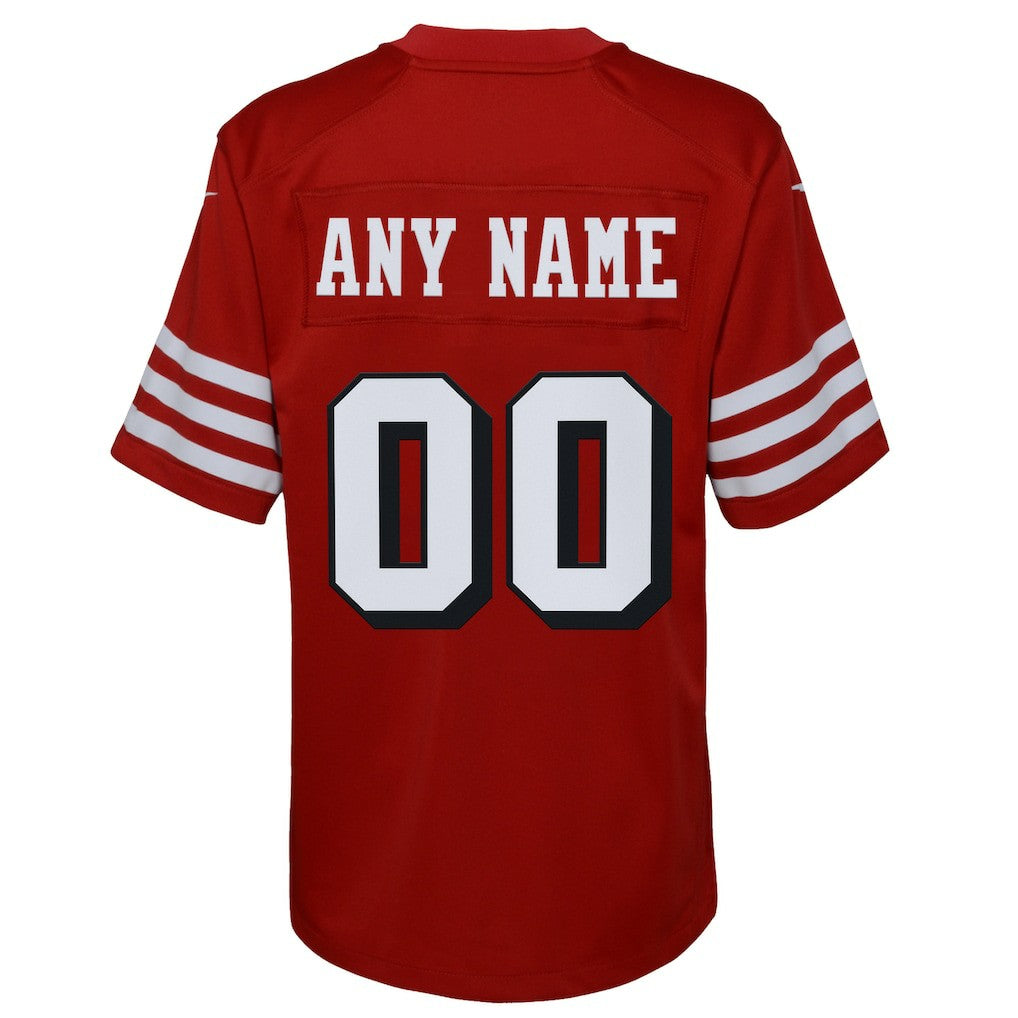 San Francisco 49ers Nike Youth Alternate Custom Game Jersey