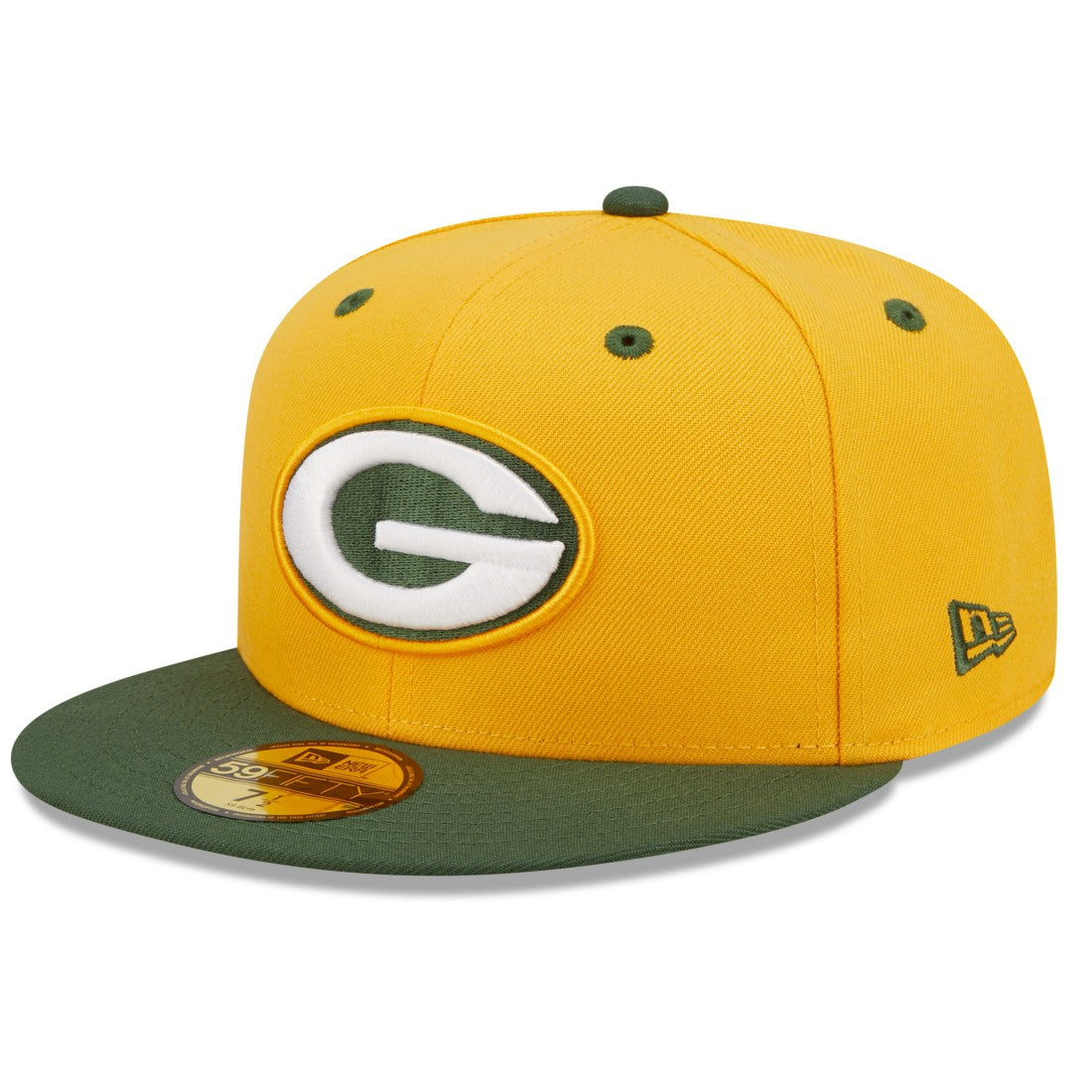Green Bay Packers New Era Flipside 2Tone 59FIFTY Fitted Hat