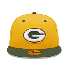 Green Bay Packers New Era Flipside 2Tone 59FIFTY Fitted Hat