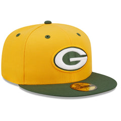 Green Bay Packers New Era Flipside 2Tone 59FIFTY Fitted Hat