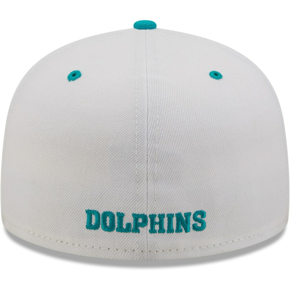 Miami Dolphins New Era Flipside 2Tone 59FIFTY Fitted Hat